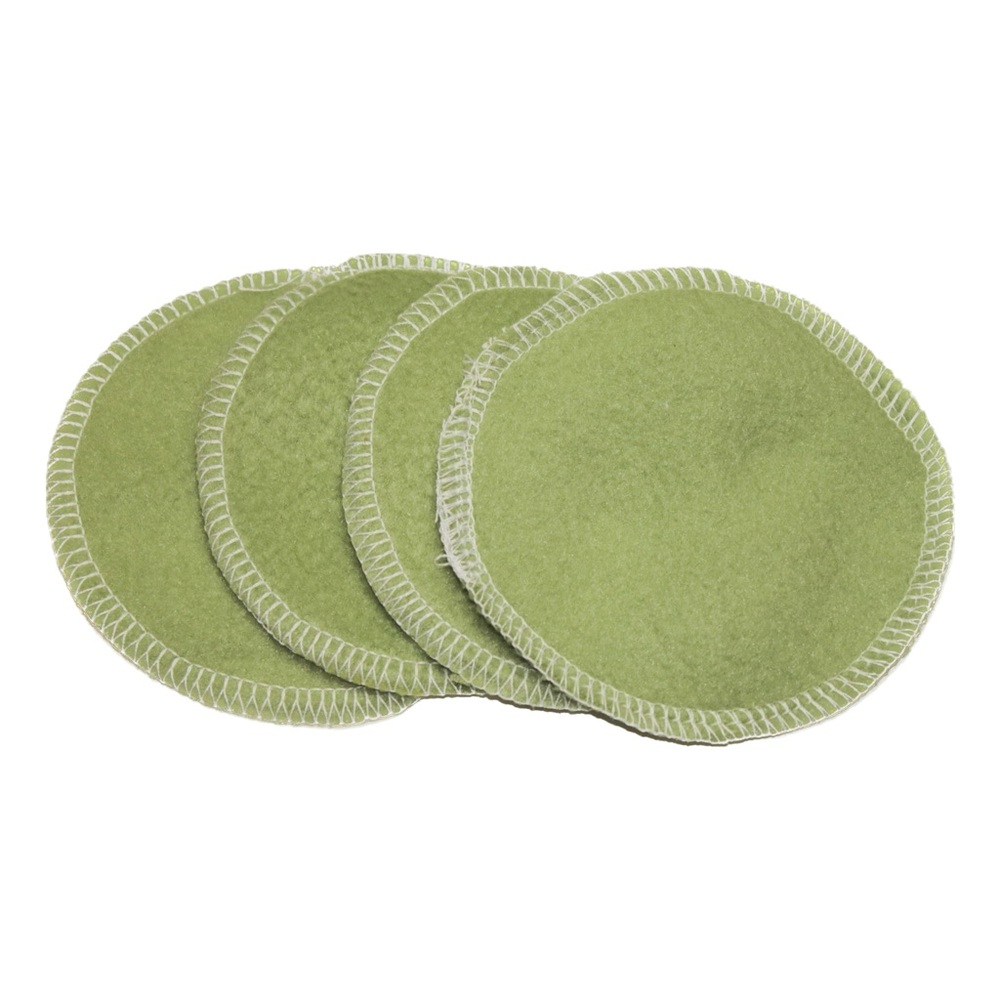 3” Green Fleece Facial Rounds (Set of 10)
